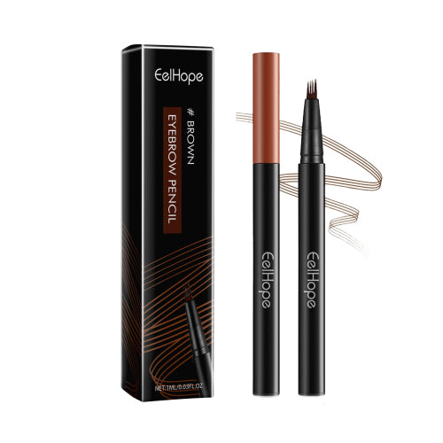 EELHOPE Four Claw Eyebrow Pencil Wild Eyebrow Embellishing Eyebrow shape delicate and easy to use non-smudging natural shaping eyebrow pencil