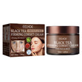 EELHOE Black Tea Firming Moulding Face Cream, Moisturizing Softening Skin Firming Shrinking Pore Face Cream