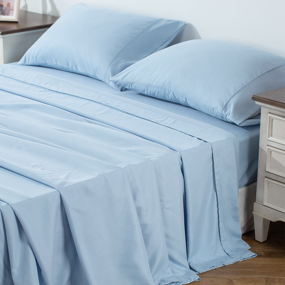 Kasentex Summer Soft Sheet Bedding Set in Deep Pocket, Hypoallergenic and Breathable, Room Decor, Graduation Gifts