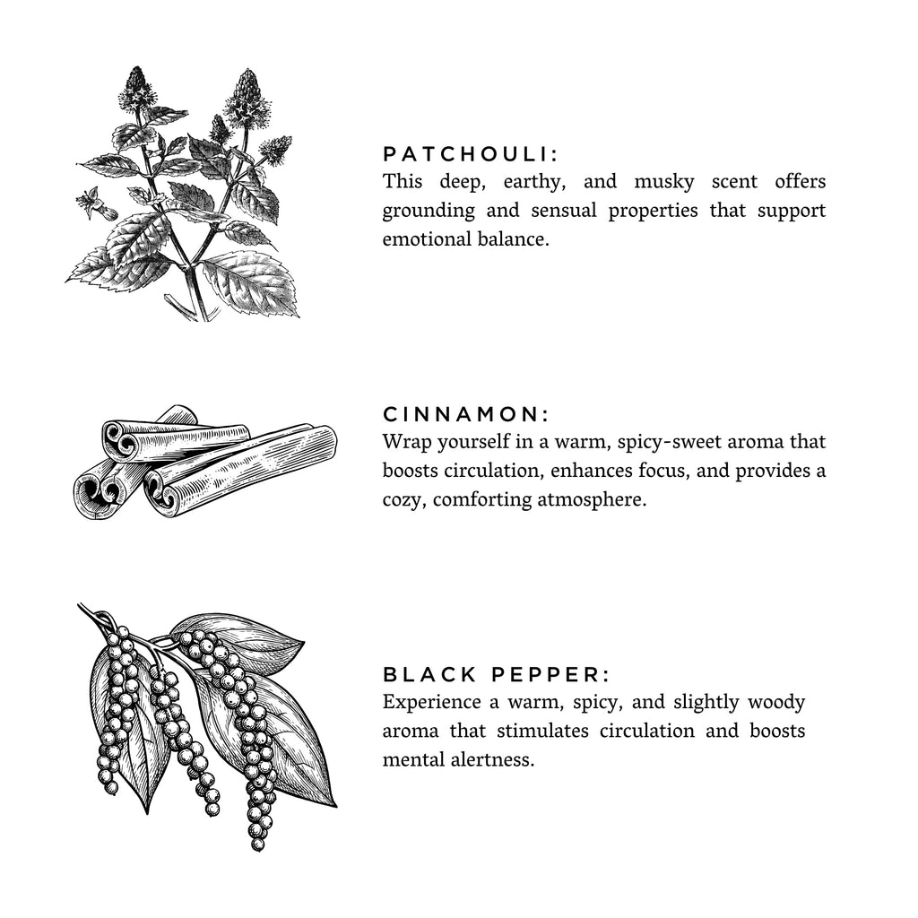 Moonglow - Signature Candle (Patchouli + Cinnamon + Black Pepper)
