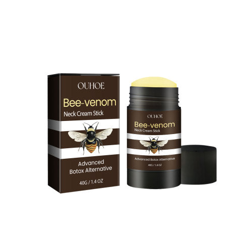 OUHOE Bee Venom Neck Cream Bar Moisturizes Neck Wrinkles, Cares For Neck Skin, Hydrates And Moisturizes The Body, And Is A Beautiful Neck Cream