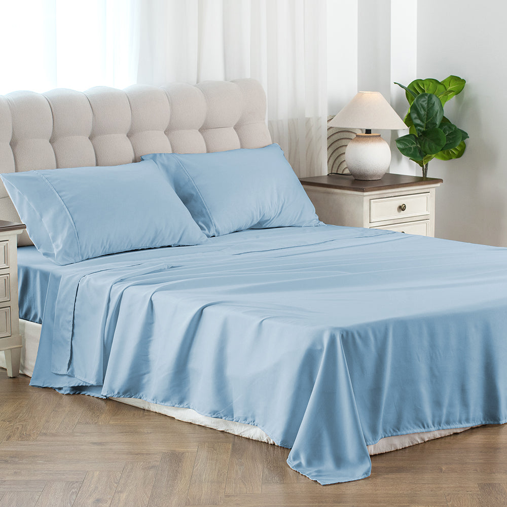 Kasentex Summer Soft Sheet Bedding Set in Deep Pocket, Hypoallergenic and Breathable, Room Decor, Graduation Gifts