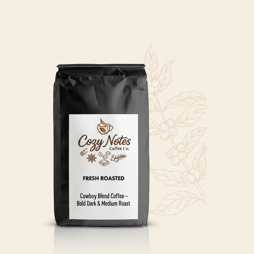 Cowboy Blend Bold Dark & Medium Roast Coffee — The Frontier by Cozy Notes