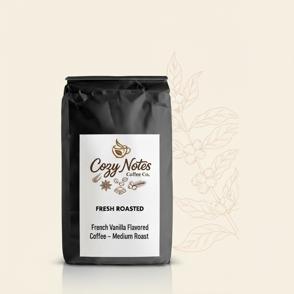 French Vanilla Medium Roast Coffee — Sunday Morning by Cozy Notes