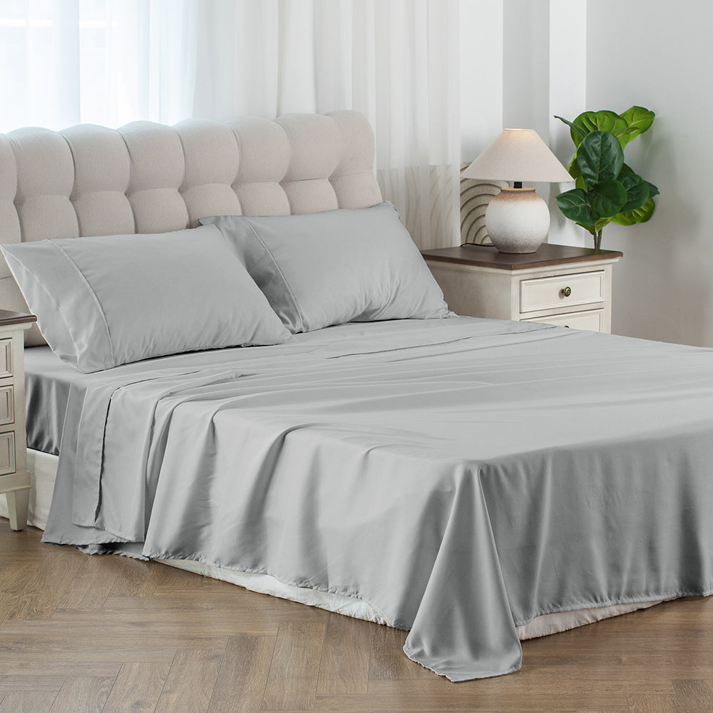 Kasentex Summer Soft Sheet Bedding Set in Deep Pocket, Hypoallergenic and Breathable, Room Decor, Graduation Gifts