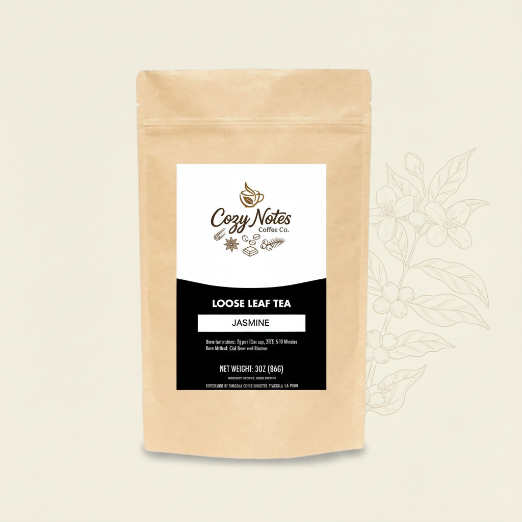 Cozy Notes | The Garden — Jasmine Green Loose Leaf Tea, 3oz